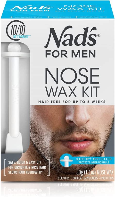 Nads For Men Nose Waxing Kit Nose Hair Removal Nose Wax Wax Kit