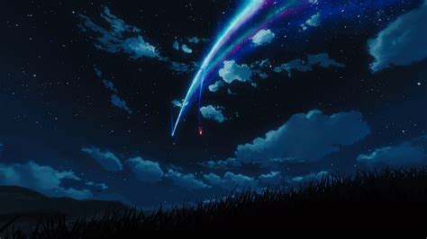 Kimi No Na Wa Your Name Anime Art Comet Wallpaper Your Name Anime