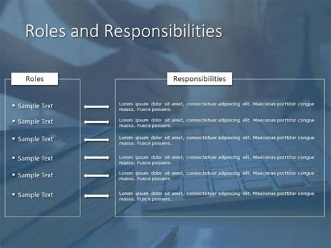 Roles And Responsibilities Templates For Powerpoint 3
