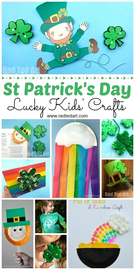Easy St Patricks Day Crafts For Kids Red Ted Art Make Crafting