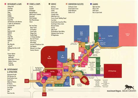 Mgm Hotel Las Vegas Map