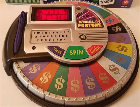 Wheel Of Fortune Platinum Edition Electronic Game Works Wheel Of