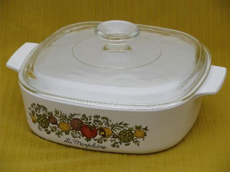 Add to your spice of life collection! Spice of Life retro Corningware casserole, square baking ...