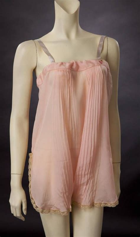 S Pink Silk Teddy With Pin Tucks And Drawstring That Tightens The