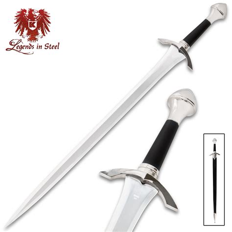 Medieval Knight Warrior Short Sword With Scabbard Cutlery Usa
