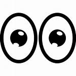 Eyes Cartoon Icon Icons Surprise Opened Gestures