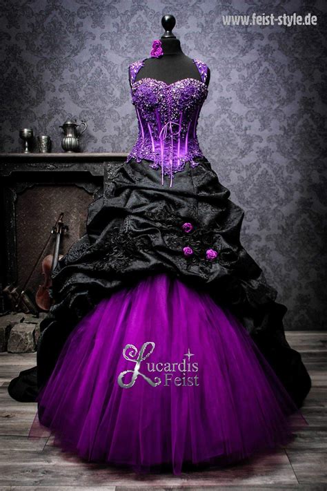 6 Purple And Black Wedding Dresses Freedom