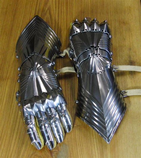 Late Gothic Fingered Gauntlets Medieval Armor Knight Armor Armor