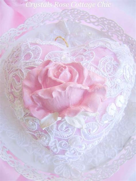 Shabby Chic Lace Heart French Inspired By Sweetlilboutique On Etsy