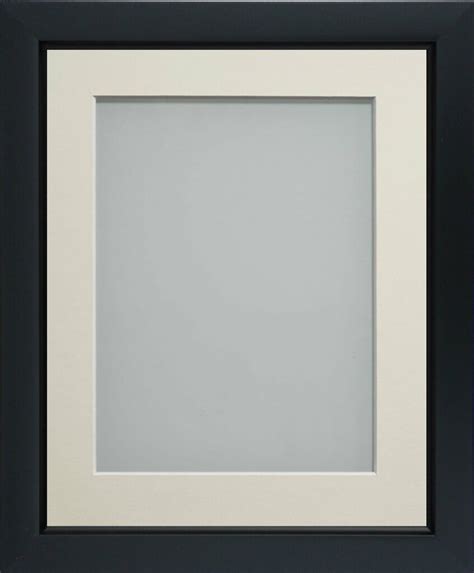 Ainsworth Black 12x12 Frame With Ivory Mount Cut For Image Size 10x10