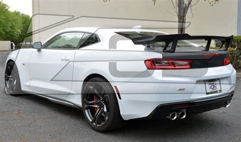 For 16 Up Camaro Zl1 1le Abs Plastic Style Primered Spoiler Wing Rear