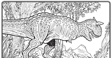 Carnotaurus Coloring Page ~ Jurassic Park Clipart Carnotaurus Jurassic World Evolution Drawing