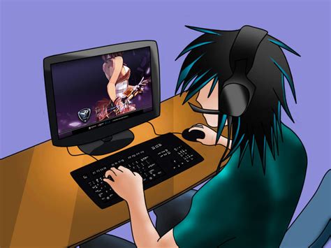 Me Playing Video Games X3 By Kuraixenko On Deviantart