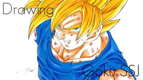 Learn How To Draw Goku Super Saiyan From Dragon Ball Z Dragon Ball Z