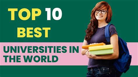 The 10 Best Global Universities I Top 10 Universities In The World