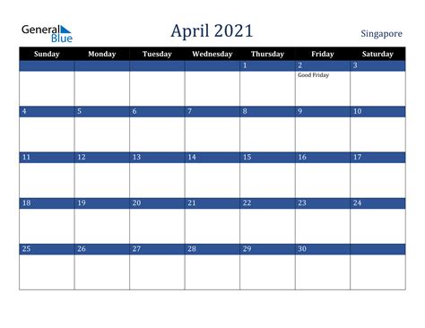 Tom clancy's without remorse april 29, 2021. Singapore April 2021 Calendar with Holidays