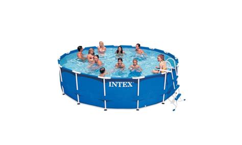 Intex 15 X 48 Metal Frame Pool Reviews Included Pump Ladder And More
