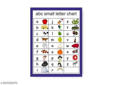Photojaanic Abc Small Letter Poster Kids Learning Charts Posters