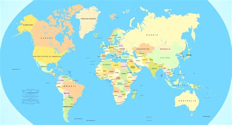 Zoomable World Map World Map