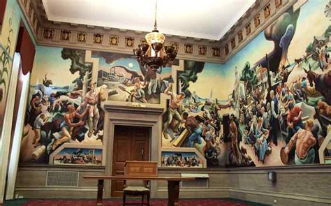 Thomas Hart Benton Murals In The Missouri State Capitol Thomas Hart