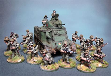 British Chindits With M3 Lee Tank Scale 15628mm Manufacturer