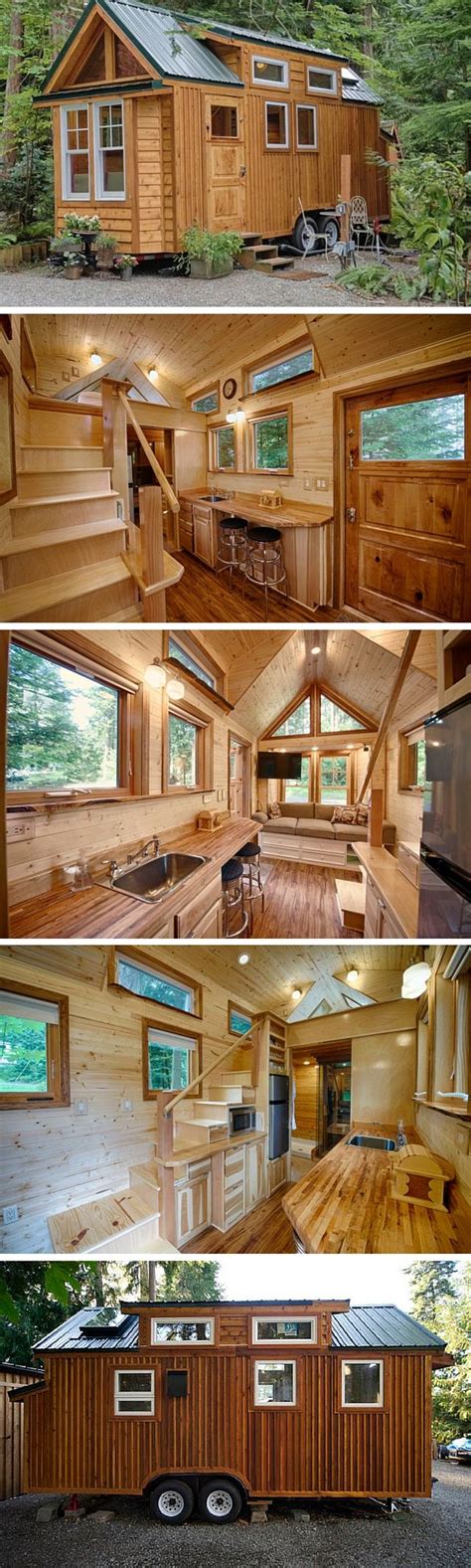 The Hope Island Cottage A 170 Sq Ft Tiny House On Wheels Theres
