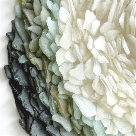 Refined Textures With Sea Glass Into Wall Sculptures By Jonathan Fuller Sea Glass Artwork
