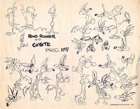 first versions wile e coyote and the road runner