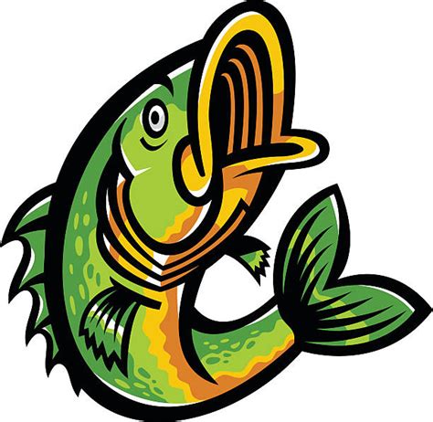 Bass In Water Background Illustrations Royalty Free Vector Graphics