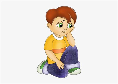 Sad Kids  Transparent Huge Freebie Sad Boy Cartoon Png Transparent