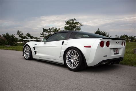 Chevrolet Corvette C6 Zr1 White Hre Rc100 Wheel Front