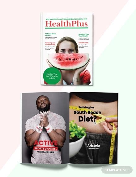 21 Best Health Magazines Of 2016 Word Pages Eps Design Trends