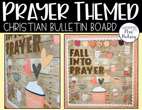 Fall Prayer Bulletin Board Etsy