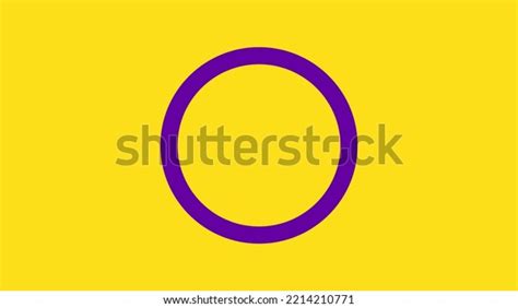 Intersex Flag Sexual Diversity Rainbow Colors Stock Vector Royalty