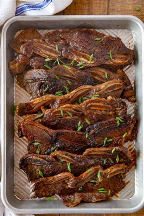 Marinated with ginger and soy sauce, they have a rich meaty flavor very different from american style bbq ribs. Korean Kalbi BBQ Short Ribs - Dinner, then Dessert