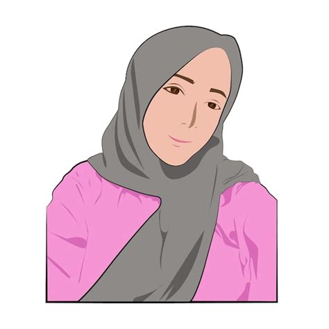 Premium Vector Hijab Vector Art
