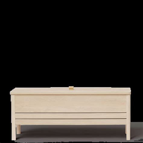 A Line Storage Bench 111 White Oak Form And Refine