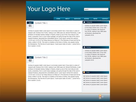 13 Web Page Design Templates Images Best Web Design Templates Free
