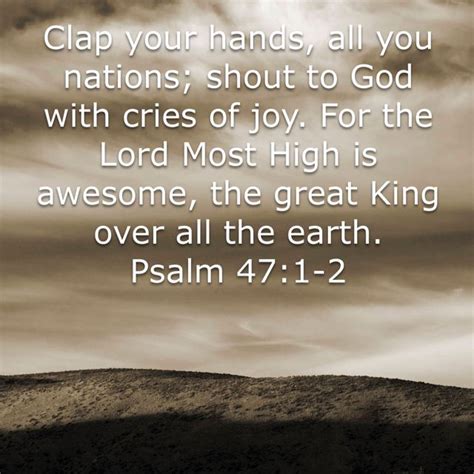 Psalm 47 1 2 New International Version NIV Psalms Bible Apps