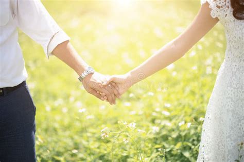 Couple Holding Hands Stock Photo Image Of Romantic 142436284