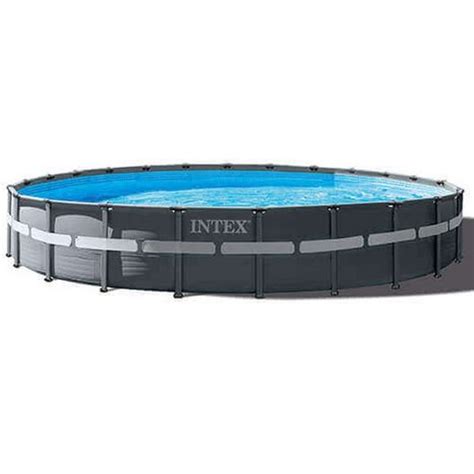 Intex 26333eh Ultra Xtr Frame Deluxe Round Above Ground Pool 20 Ft