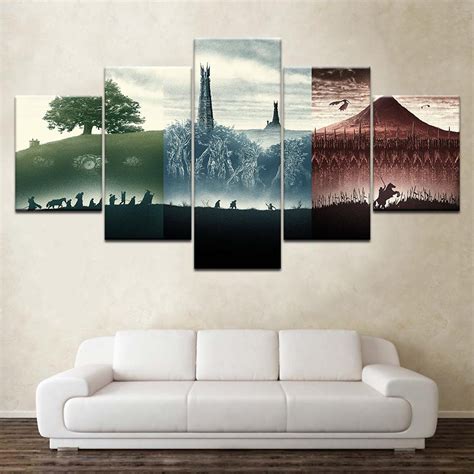 Lord Of The Rings Movie Canvas Movie Wall Art Canvas Wall Art Movie