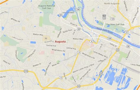 Map Of Augusta