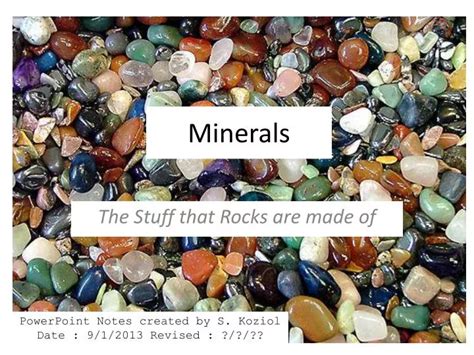 Ppt Minerals Powerpoint Presentation Free Download Id4846204