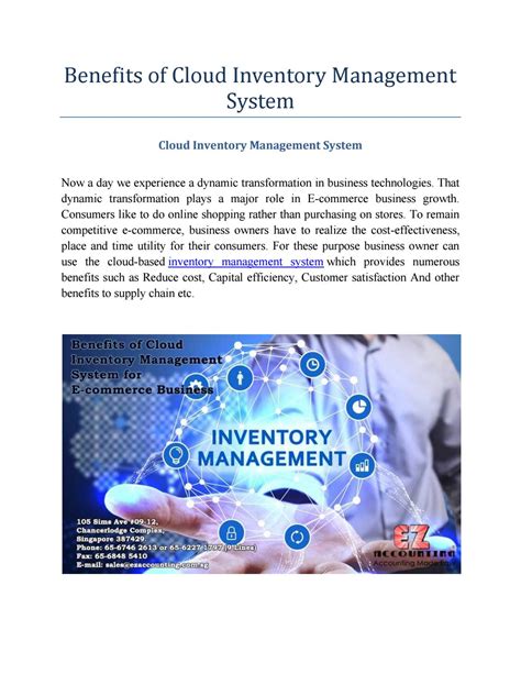 Cloud Inventory Management System By Onestopaccounting Issuu