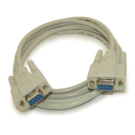 My Cable Mart 6ft Serial Null Modem Db9db9 Female To Female Cable