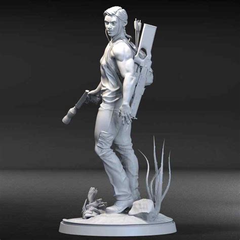 the last of us 2 abigail anderson abby statue stl 3d spartan shop