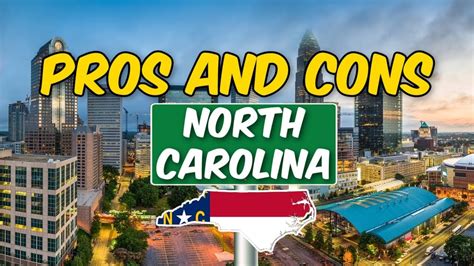 Pros And Cons Of Moving To North Carolina Youtube