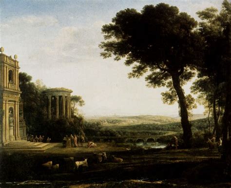 Landscape With A Sacrifice To Apollo — Claude Lorrain