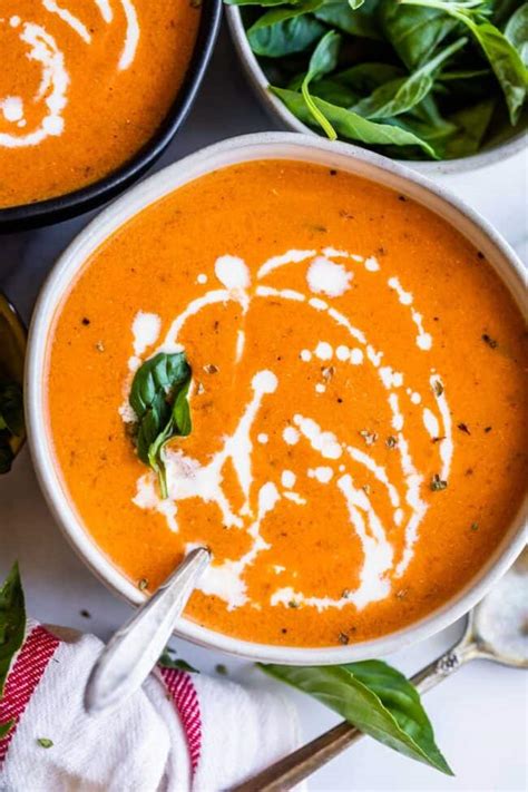 Easy Creamy Tomato Soup 30 Minutes The Food Charlatan